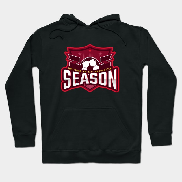 Soccer Is My Favorite Season Hoodie by poc98